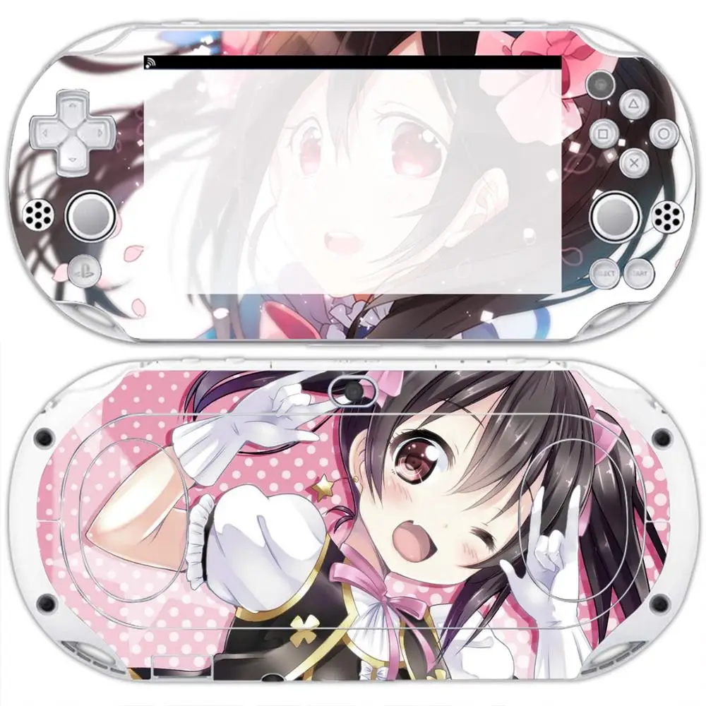 Виниловая наклейка Hatsune Miku для девочек защитная пленка Sony PlayStation PSvita 2000 наклейки