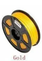 Gold ABS 1 цена, 17 цветов, ручка для 3D печати, ABS/PLA 1,75 мм, пластиковый резиновый материал для печати, нить для 3d принтера - Цвет: Gold ABS