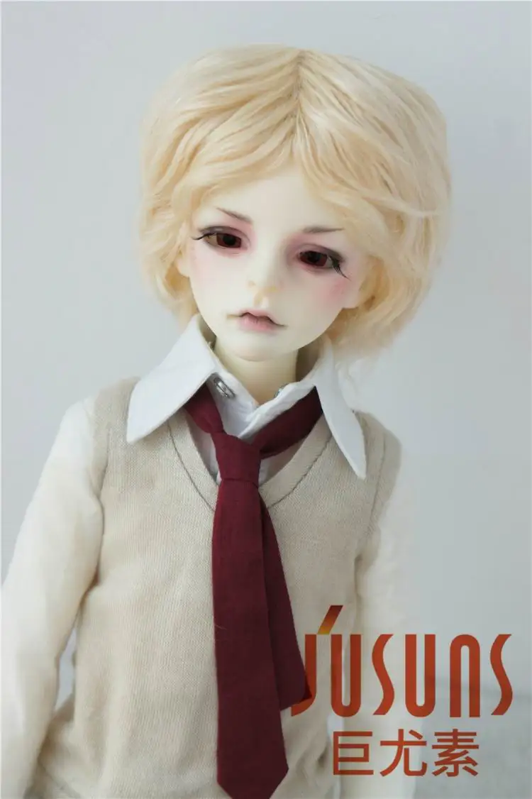 JD213 1/6 1/4 1/3 Fashion Mohair doll wigs Short Boyish BJD Wigs 6-7inch 7-8inch 8-9inch toy hair accessories | Игрушки и хобби