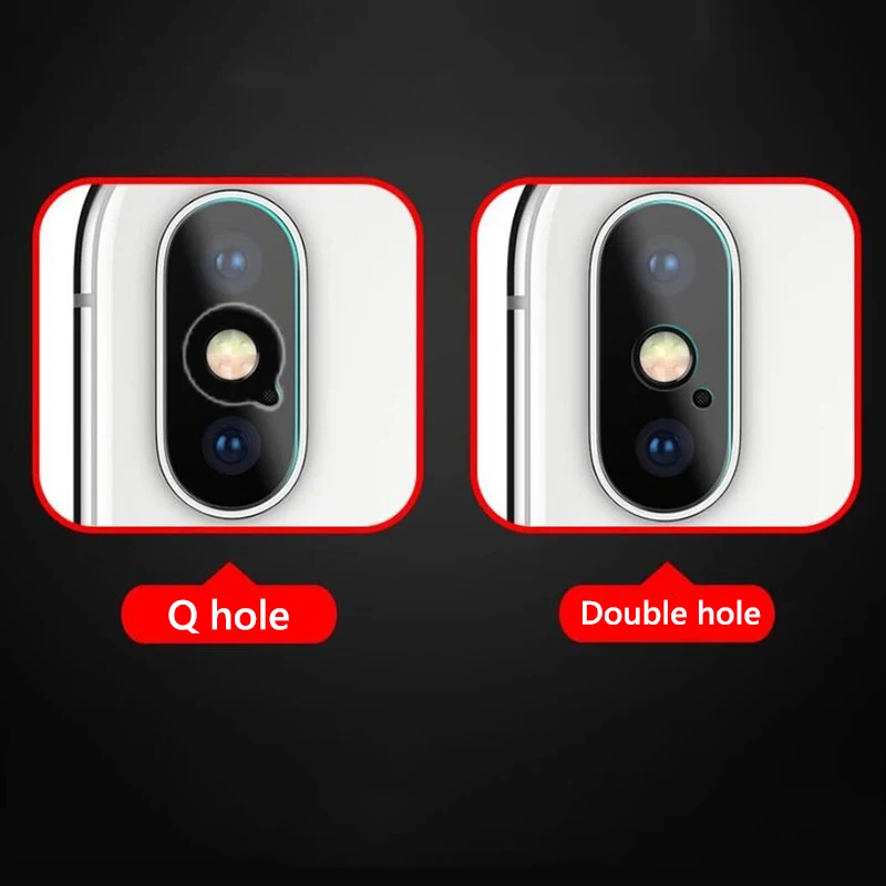 Lainergie 2PCS Upgraded 2.5D For iPhone X Soft Tempered Glass Back Rear Camera Lens Screen Protector Flash Protection Cover | Мобильные