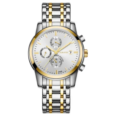 CAROTIF автоматическая-Self-Wind механические мужские часы Montre полный сталь мужской Reloj