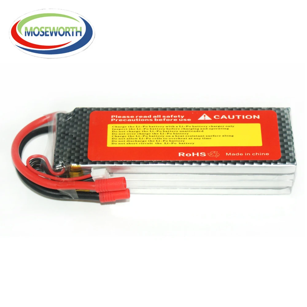 Bater&iacute;a Lipo de Control remoto para Dron, helic&oacute;ptero, cuadric&oacute;ptero, avi&oacute;n, coche, barco, cami&oacute;n, 14,8 V, 5000mAh, 30C, 4S-5