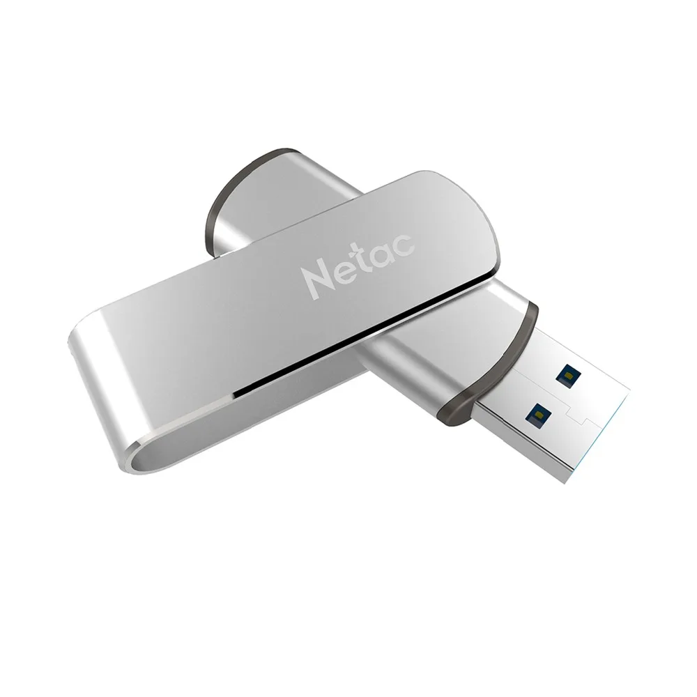 Netac U388 USB флеш-накопитель 16 Гб/32 ГБ/64 Гб/128 ГБ USB3.0 карта памяти высокоскоростной флеш-накопитель металлическое устройство хранения