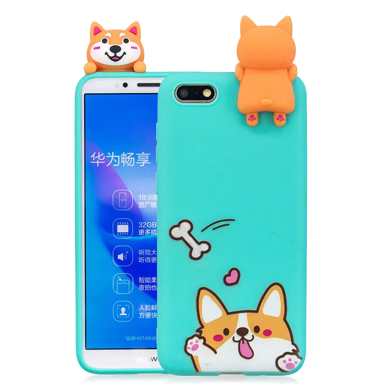 E Чехол для huawei Y5 Lite для Fundas huawei Y5 Lite Y 5 Lite DRA-LX5 чехол Чехол 3D мультяшная игрушка Мягкий силиконовый чехол для телефона s - Цвет: E