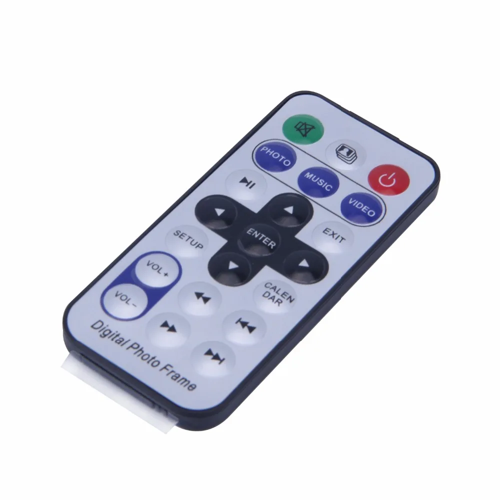 Топ 7 дюймов HD TFT LCD цифровая фоторамка с MP3 MP4 slideshow Clock Remote DeskMovie Player|Цифровые