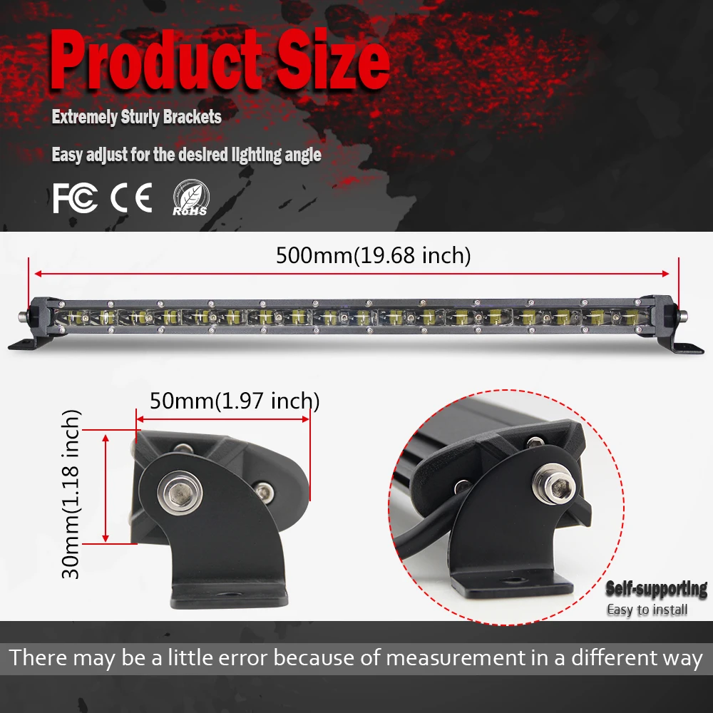 CO LIGHT 20 &quot90 Вт Светодиодная панель рабочего освещения 6D комбинированный