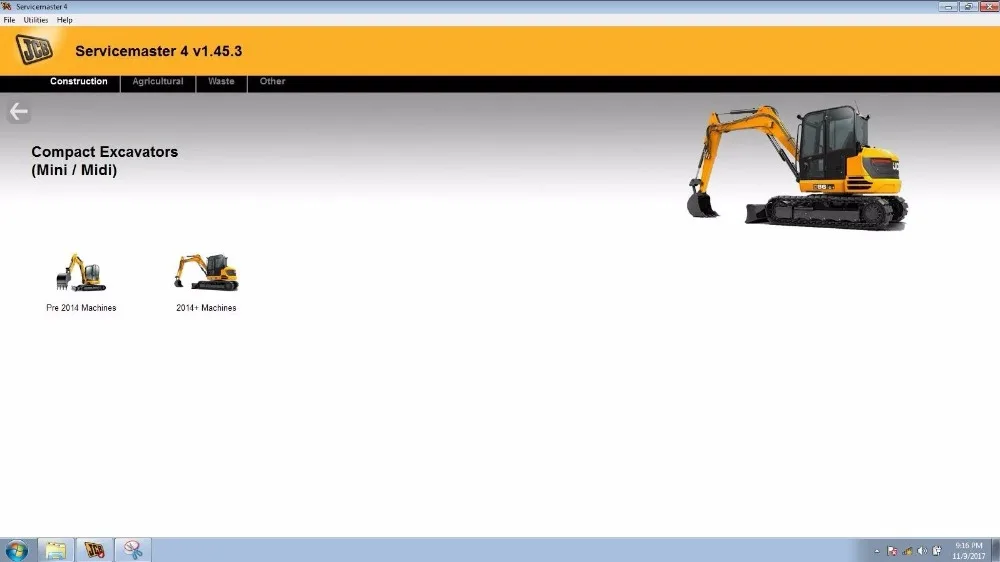 Для сервис JCB Master SM4.1.45.3 электронный сервисный интерфейс JCB грузовик экскаватор сельскохозяйственный строительный диагностический инструмент