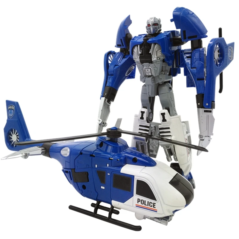 

Helicopter Transformation Alloy Deformation Robot 2 In 1 Plane Model Vehicle Boys Toys Gift