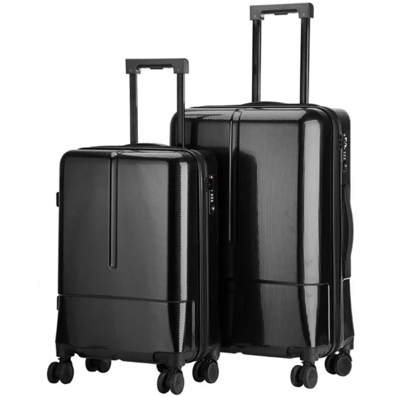 High quanlity PC suitcase luggage women mens travel trolley box suitcases rolling Business computer bag Silent universal wheel