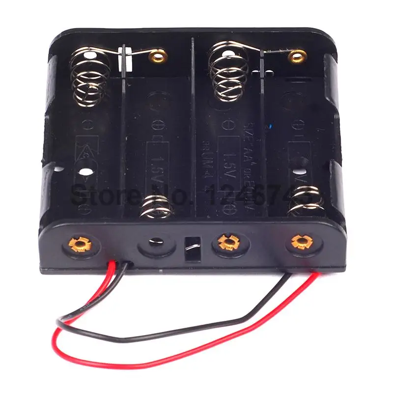 2 шт./лот держатель батареи Коробка Чехол 4 X AA 6V|battery box charger|battery holderbox logo |