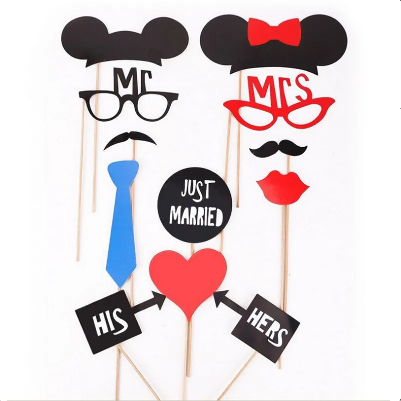 

31PCS/Set Photo Booth Colorful Fun Lip wedding decoration Photo Booth Props wedding party decoration favors Event Party Supplies