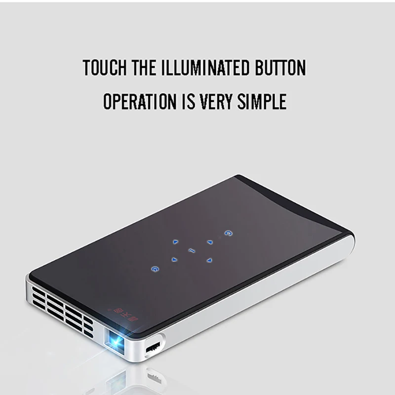 ALSTON DLP100WM мини DLP проектор Android мультимедийный встроенный WIFI Bluetooth HDMI поддержка 1080P