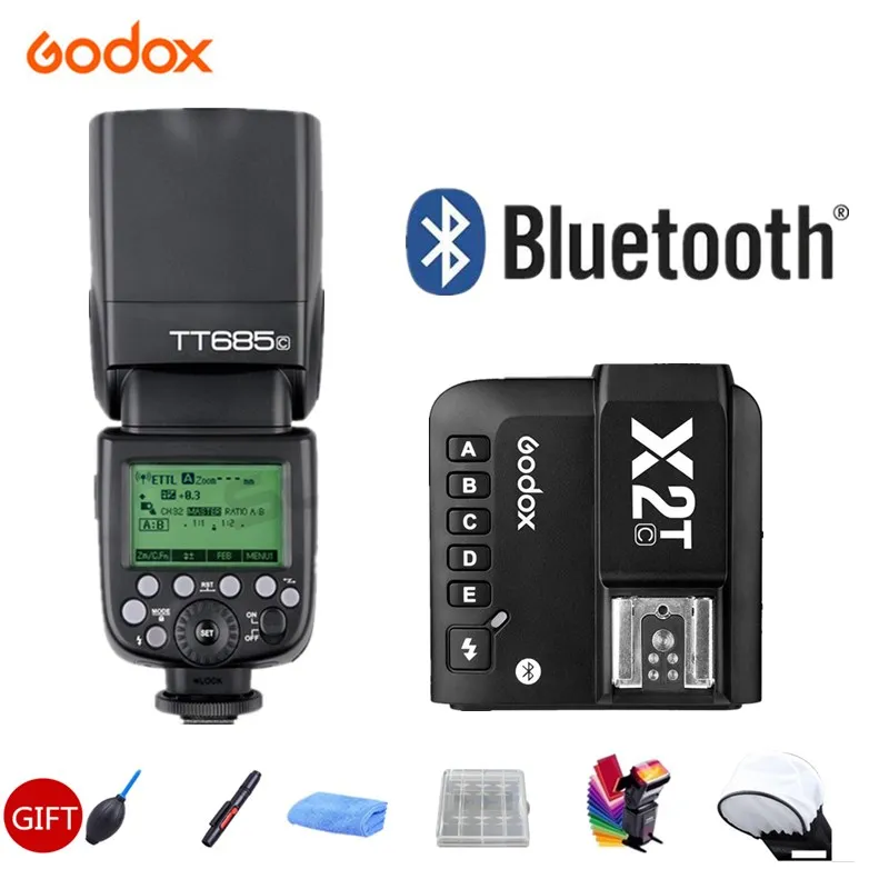 Godox TT685C/N/S/F/O Вспышка Speedlite HSS TTL + Bluetooth X2T C/N/S/F/O вспышка триггера для цифровой