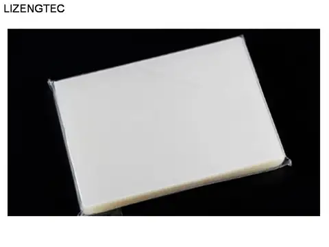 Пленка для ламинирования LIZENGTEC, 100 шт., для офиса, школы и дома, 6 дюймов (160*110 мм), 55 микрофонов (0,055 мм), для фото, Лидер продаж - изображение