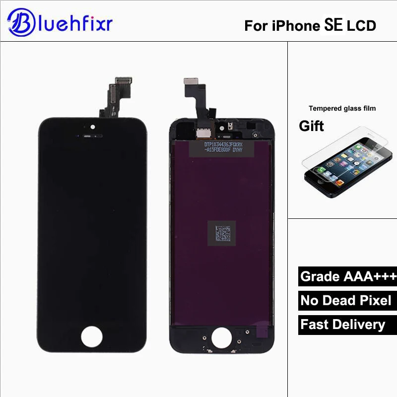 100% класс AAA ЖК экран для iPhone SE совместим с 5S дисплеем дигитайзер сборка Замена|lcd