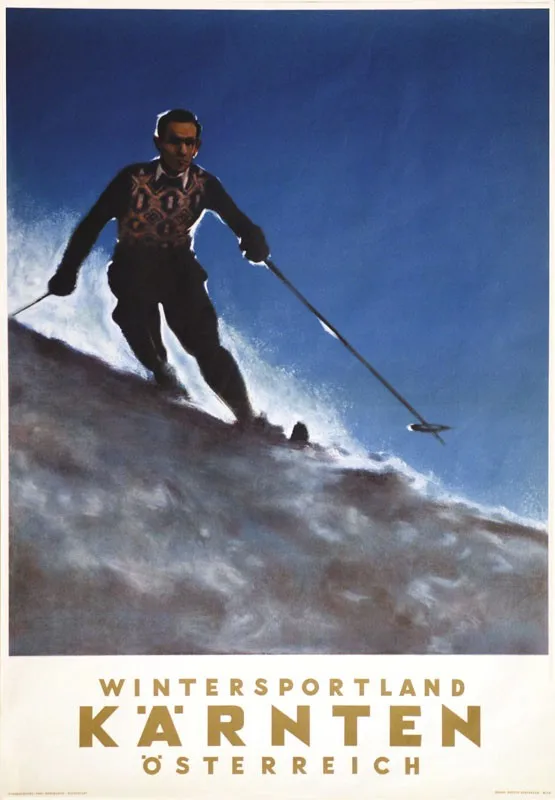 Австрийские постеры для путешествий и туризма классические настенные Стикеры