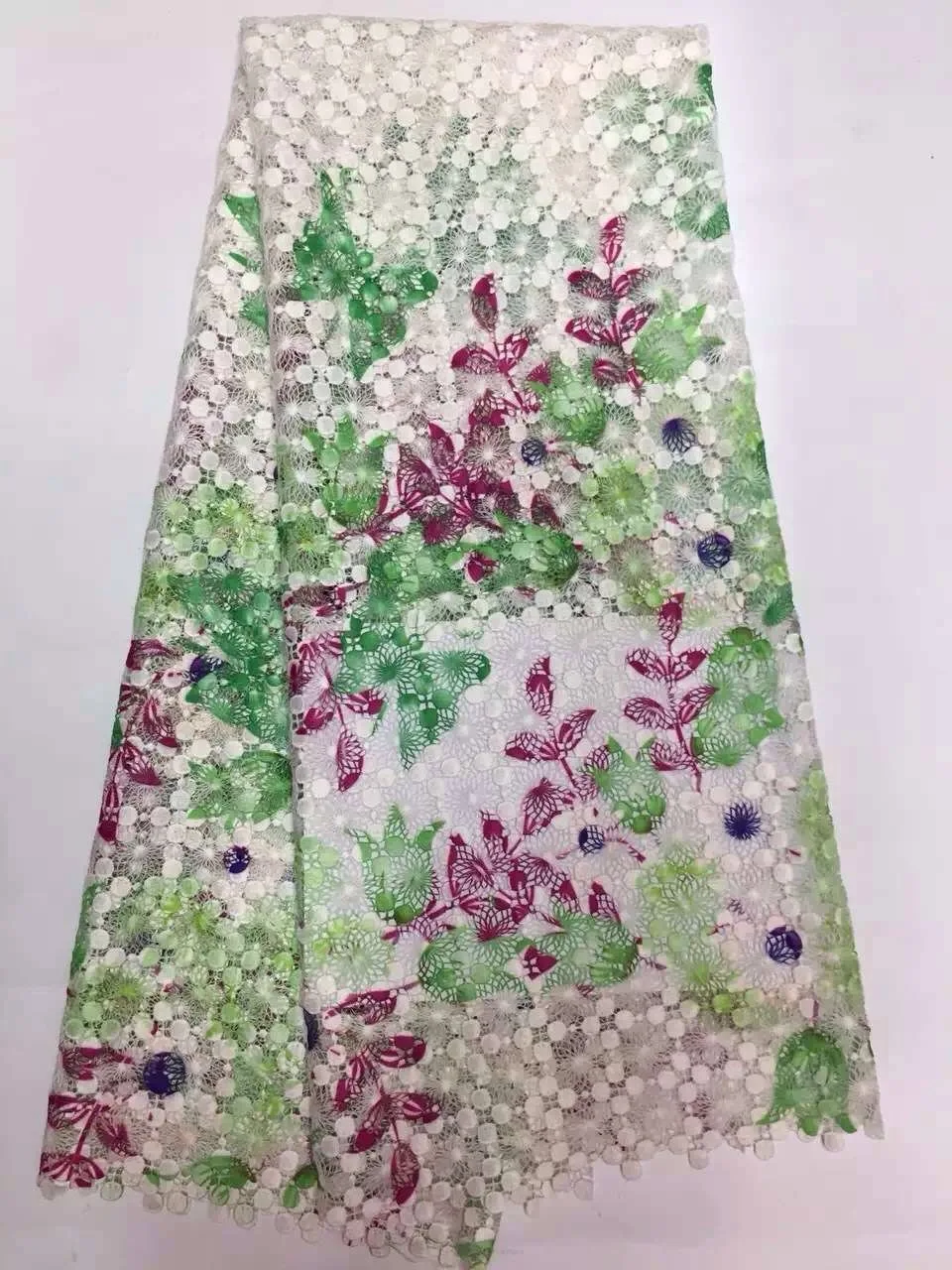 Swiss Lace Materials African Net High Quality French Fabric 2017 Latest Embroidery Fabrics | Дом и сад