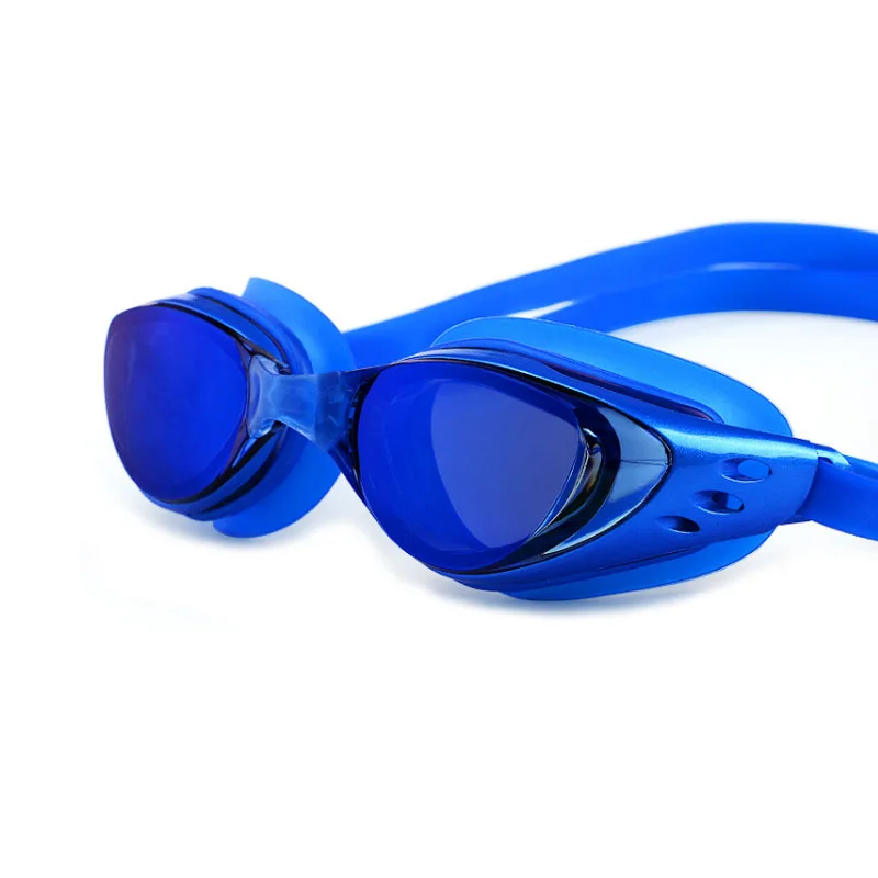 Blue style Очки для плавания ming, очки для близорукости, для взрослых, профессиональные, анти-туман, гальванизированные, Natacion, для мужчин и женщин, очки для плавания в бассейне, диоптрия, водные очки для плавания - Цвет: Blue style