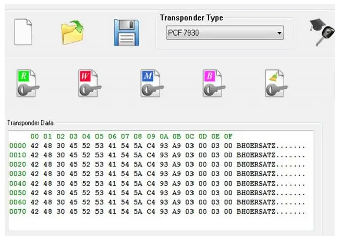 Автоматический чип транспондера PCF7930AS PCF7930 ID73 чип