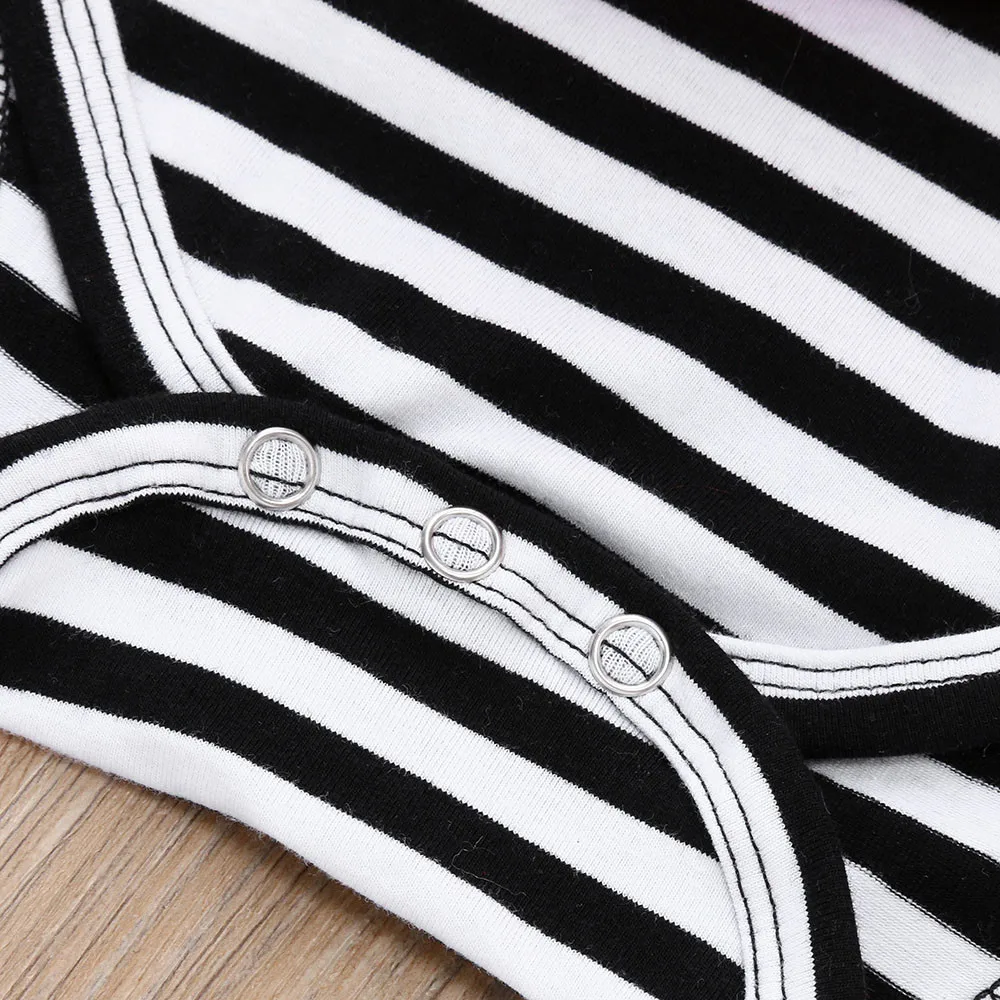 ARLONEET одежда для ребенка девочки мультфильм полосатый комбинезон + платье