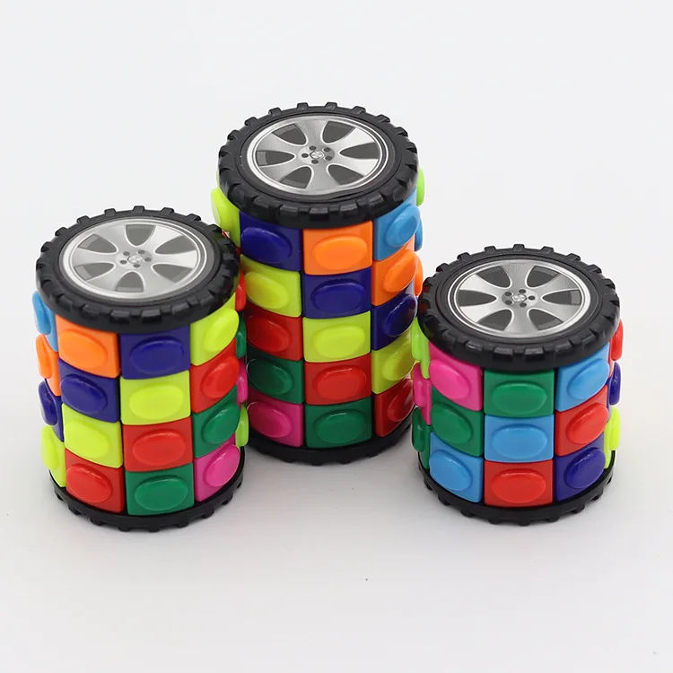 Zcube красочный волшебный башня Magic Cube Развивающие 3/4/5 Слои творческая раздвижная 3D Головоломка Развивающие игрушки антистресс игрушки для детей