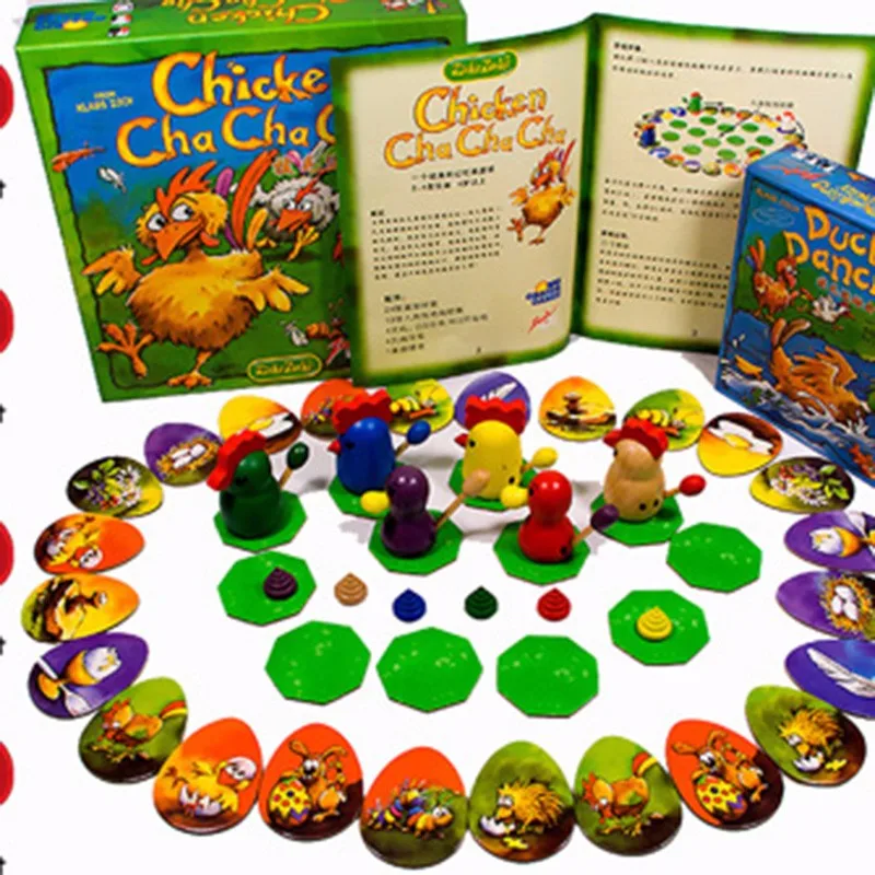 2 6 игроков игра головоломка курица ча ча! Смешная настольная Вечерние