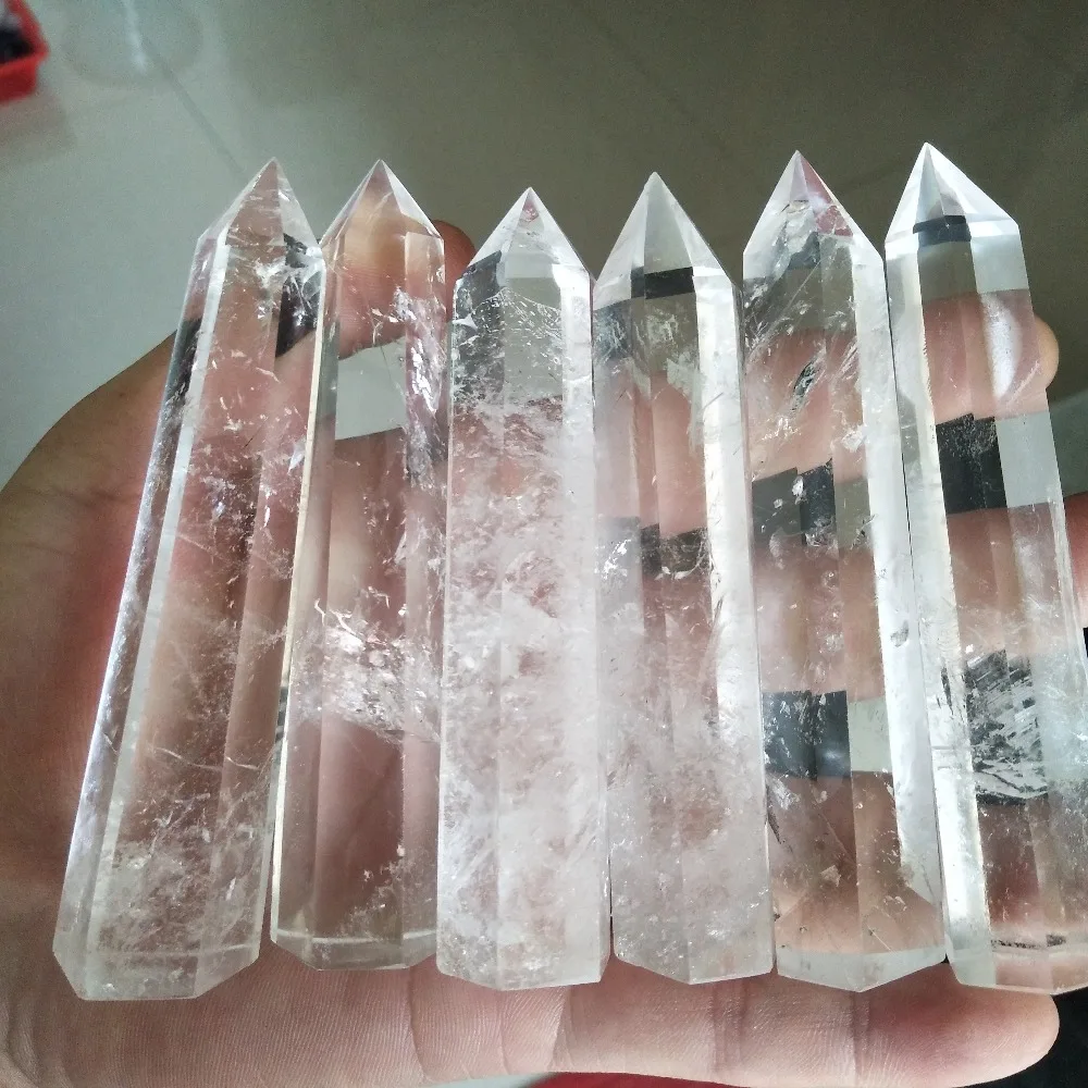 

1kg Natural Clear Quartz Crystal Tower Wicca witchcraft Magnetic Energy Chakra Crystals Wand Point Healing Stones and Home Decor