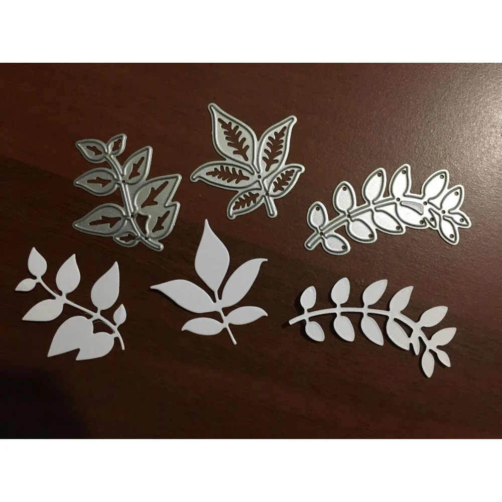 3 шт. листья металлические стальные режущие штампы Пасха для DIY Скрапбукинг
