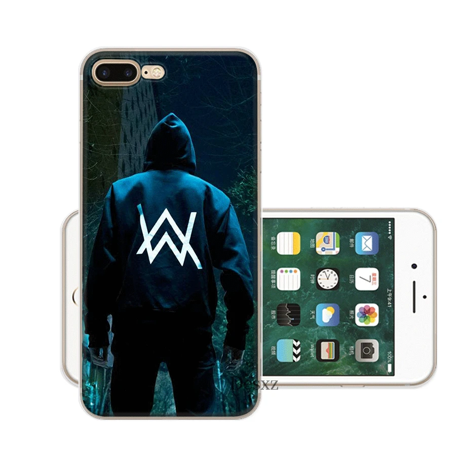 Desxz Alan Walker Faded Case for iPhone 7 8 6 6s Plus 11 Pro X XR XS Max 5 5S SE Cover Bag |
