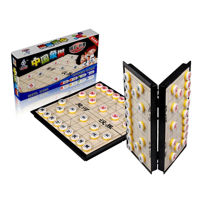 Xiangqi Портативная Складная магнитная шахматная доска для детей и взрослых