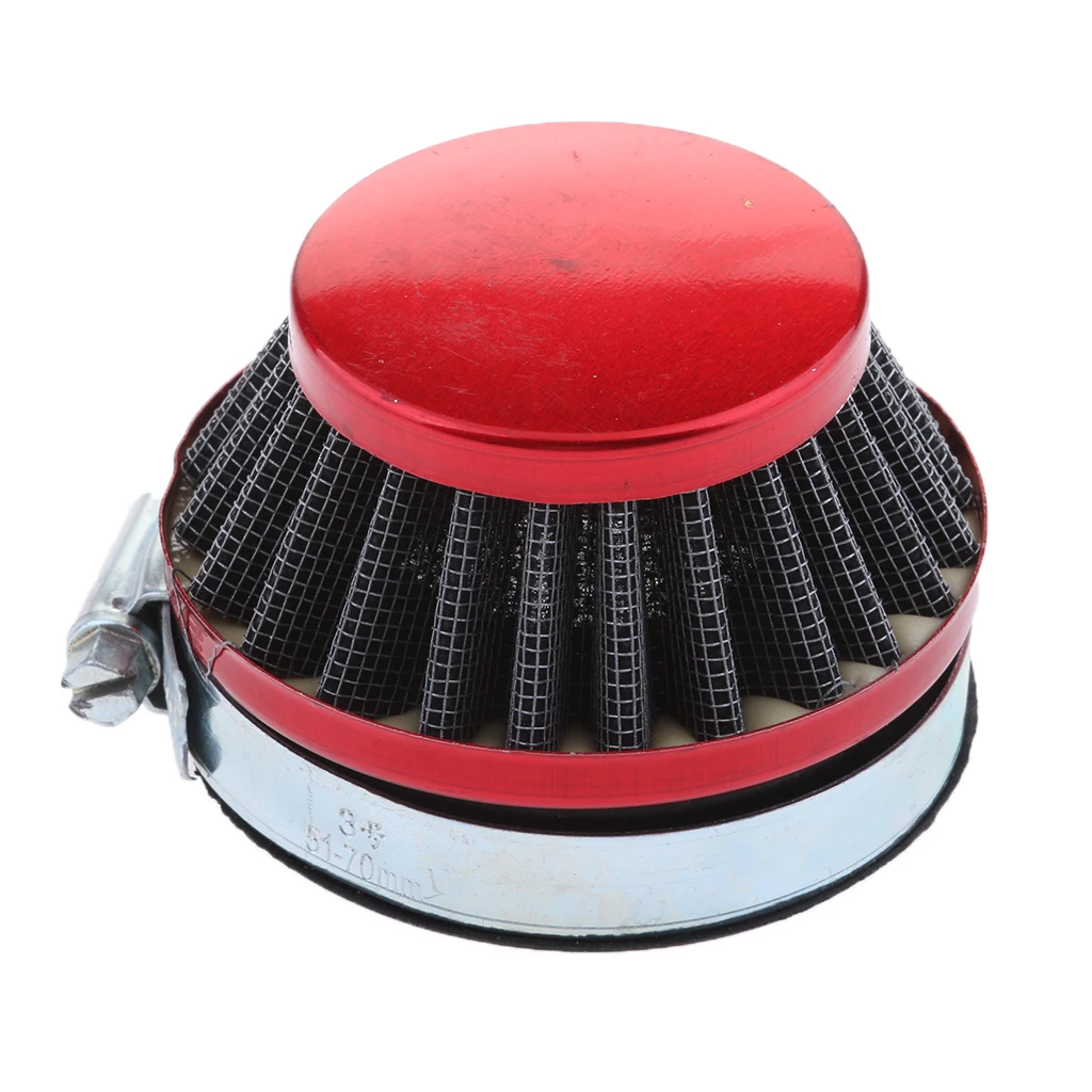 Air Filter Red 58mm 60mm for MiniMoto Water Liquid Cooled Racing Bike | Автомобили и мотоциклы