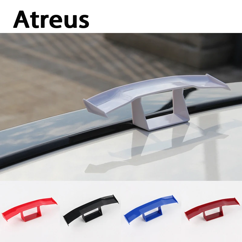 Миниатюрный спойлер Atreus для стайлинга автомобиля украшение из углеродного