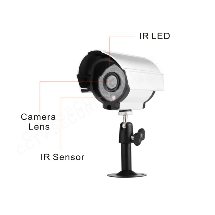 Системы безопасности комплект камеры 8Ch видеонаблюдения DVR NVR с 700TVL 8 шт. цвет