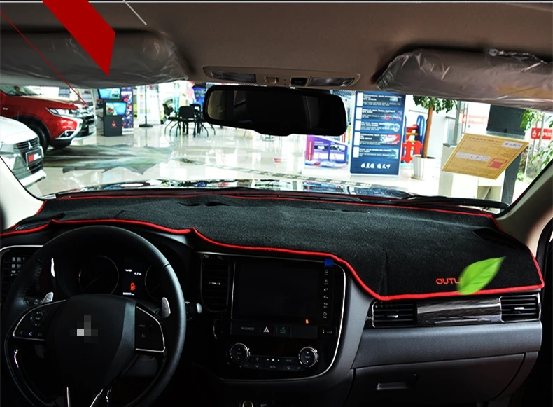 Для Mitsubishi Outlander 2013-2017 крышка приборной панели коврик солнцезащитный козырек