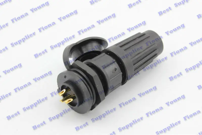 5 шт. \ партия черные прямые Водонепроницаемый конектор авиации электрические