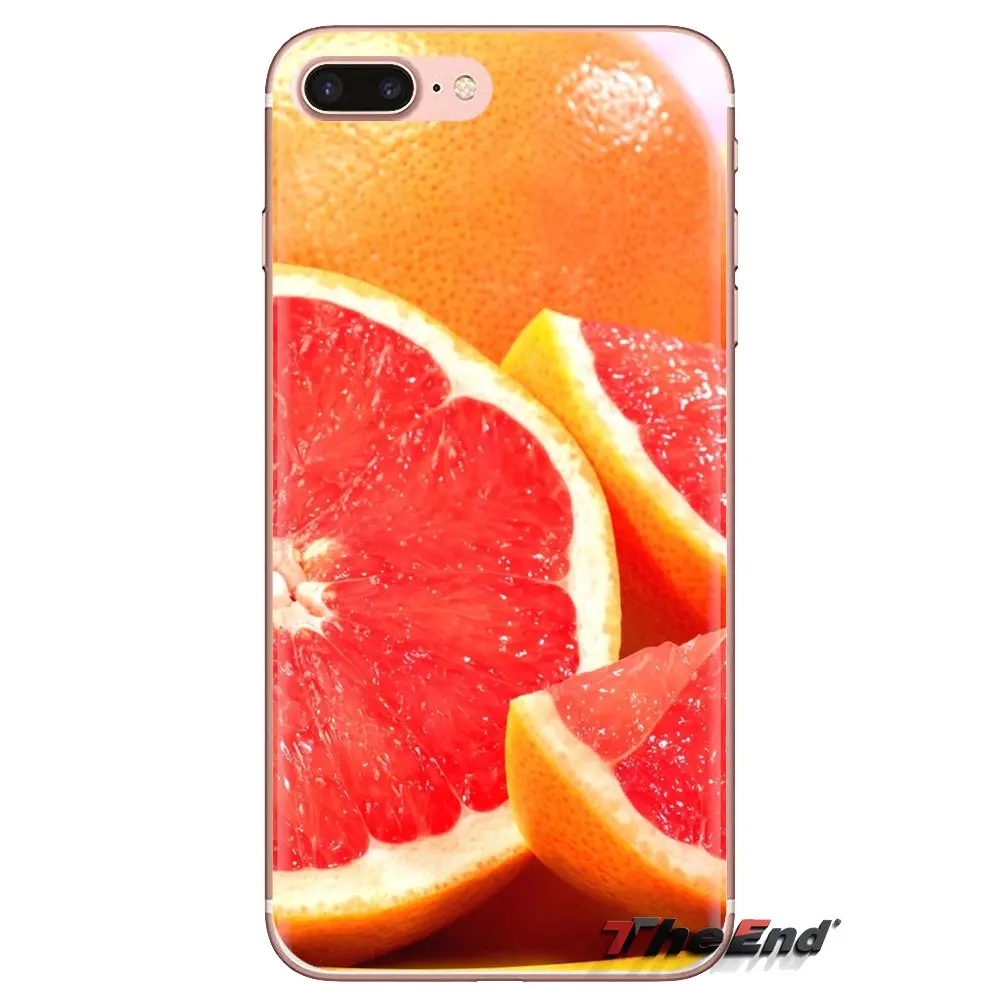 Transparent Soft Shell Covers Food Wallpaper Grapefruit For Xiaomi Redmi 4A S2 Note 3 3S 4 4X 5 Plus 6 7 6A Pro Pocophone F1 |