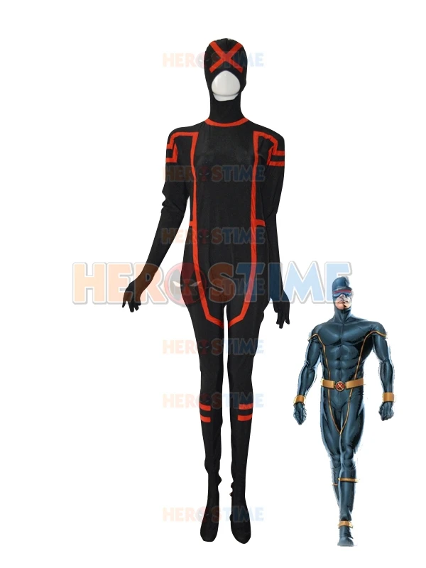Новинка на заказ X-men костюм циклопа спандекс Хэллоуин Косплей Вечеринка Пром супергерой Zentai костюм самый популярный