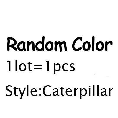 Caterpillar random 1 шт./лот, удлиненная Удочка с перьями для кошек, игрушки для прыжков, помощь на поезде, забавный кот, чайный набор для котенка - Цвет: Caterpillar random