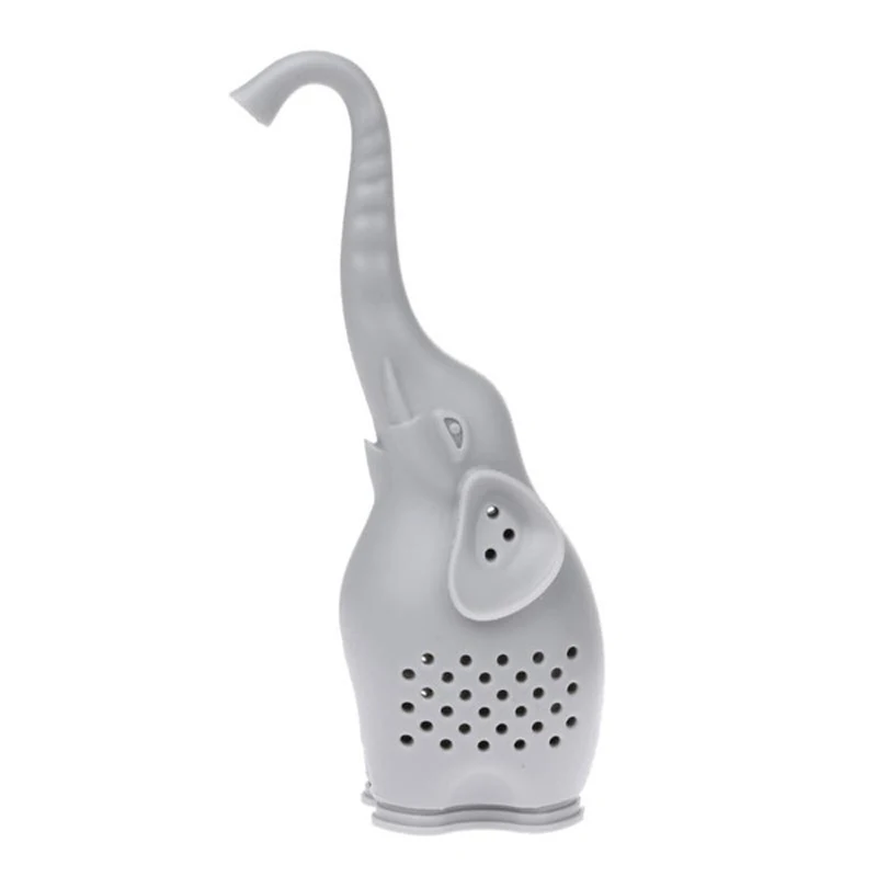 Кофе Чай Stainer многоразового использования милый слон Infuser свободный фильтр
