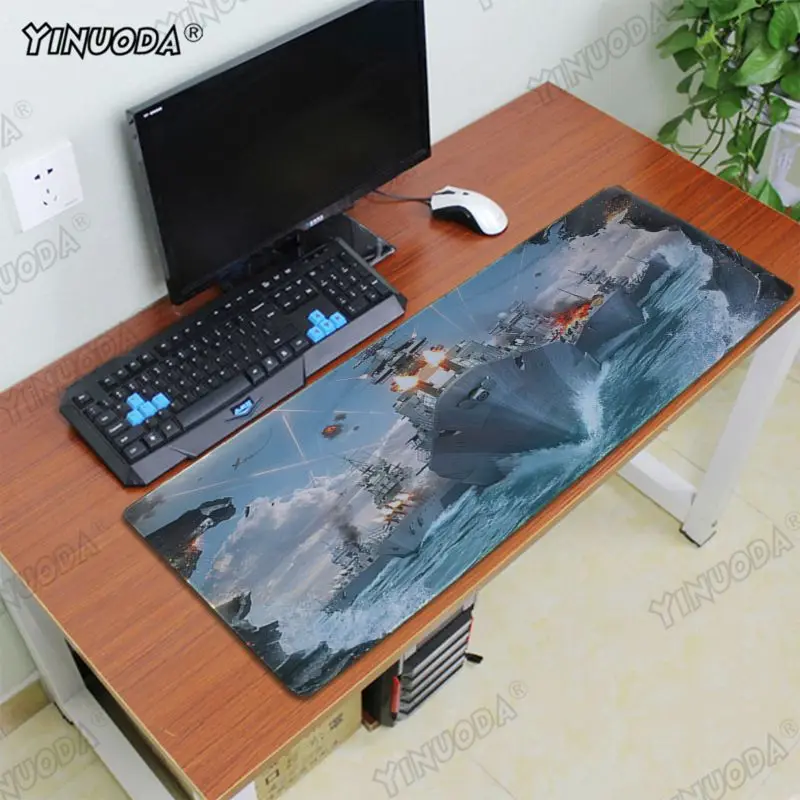 Lock Edge 30x80cm Yinuoda World of Warships игровой плеер стол для ноутбука коврик для мыши геймер игровые коврики Lockedge игровой коврик для мыши для геймера - Цвет: Lock Edge 30x80cm