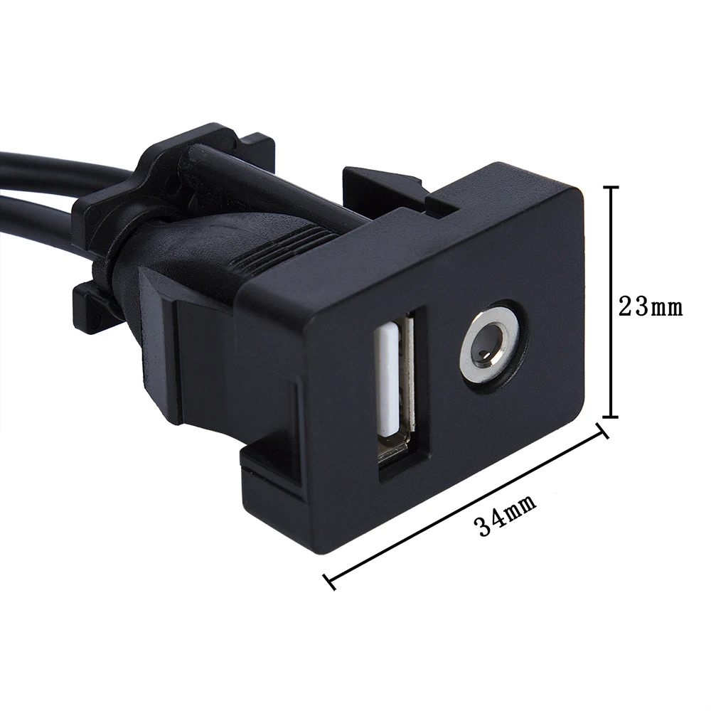 1 м Автомобильный Лодка приборная панель с утапливаемым креплением USB порт obd2