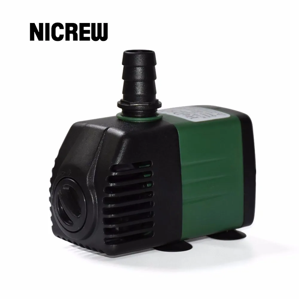 Погружной водяной насос Nicrew 110 240 в 1500 л/ч 25 Вт шнур питания 1 5 м для аквариума