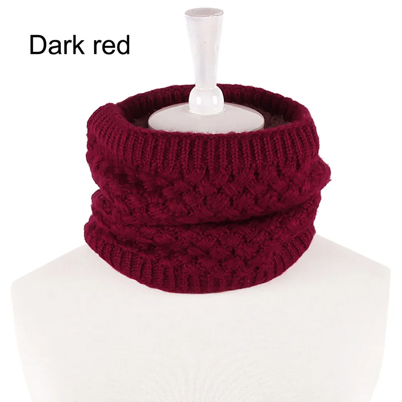 Dark red Зимний толстый теплый шарф бархатный хлопковый шарф для женщин мужчин Кемпинг пеший Туризм средства ухода за кожей Шеи Теплее Открытый лыж - Цвет: Dark red