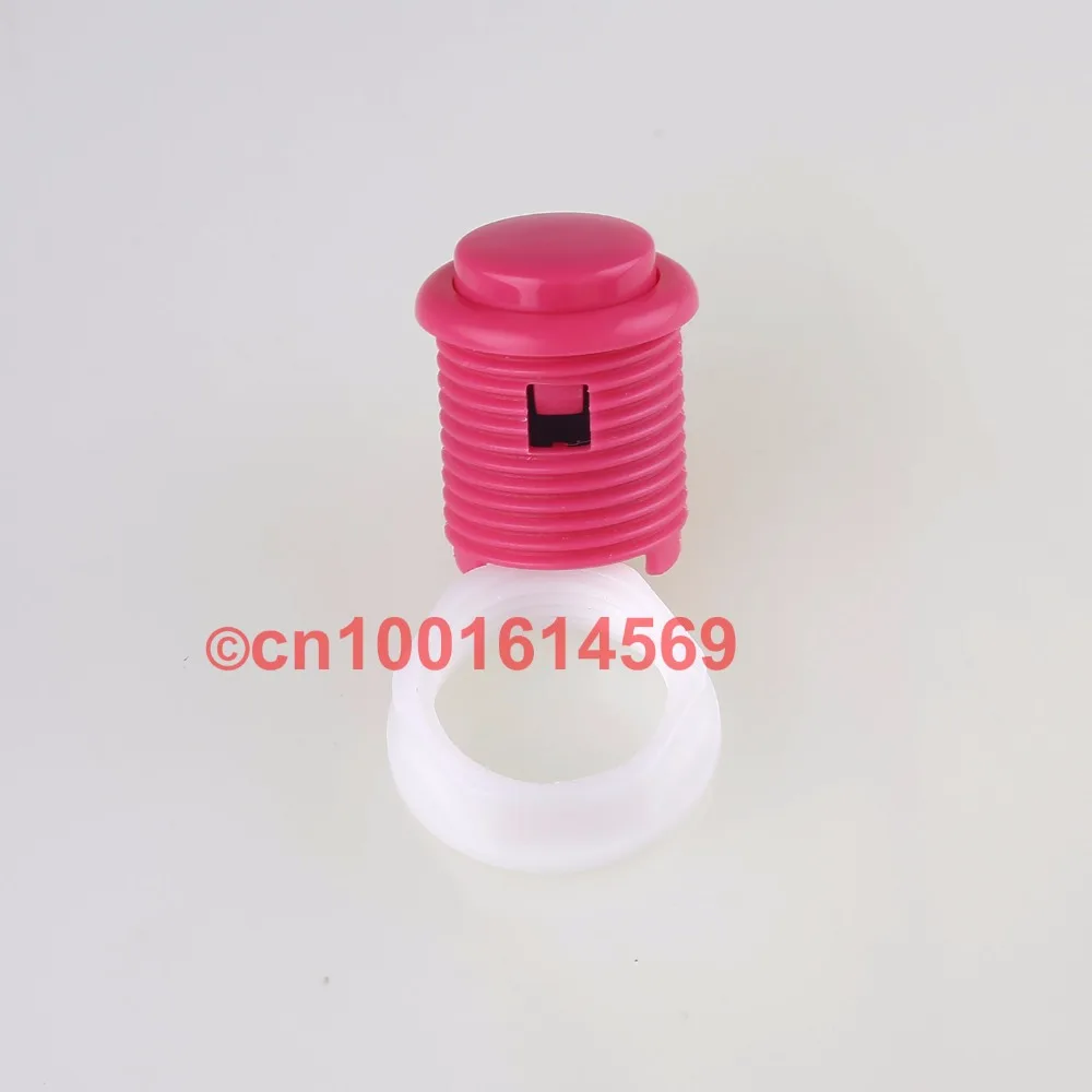 Бесплатная доставка 10 шт./лот 24 мм аркадная кнопка 2-контактный встроенный