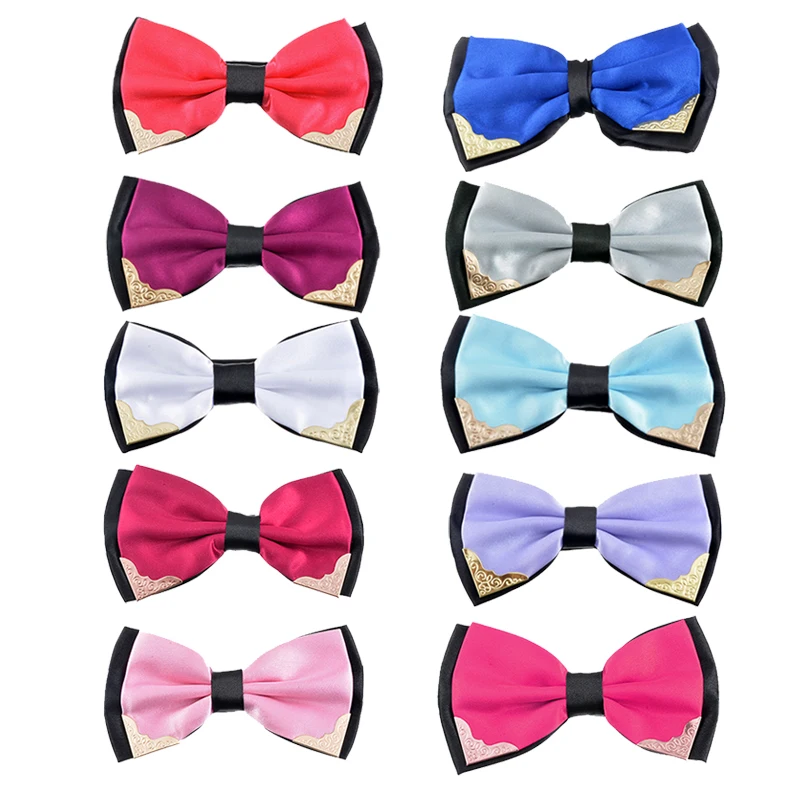 10 видов цветов галстук бабочка мужской классический однотонный новинка