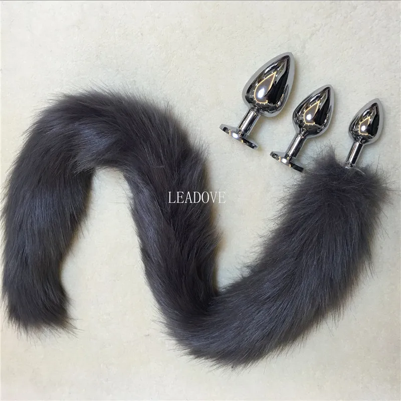 5 Colors Metal Anal Plug Lovely Fox Tail Erotic Anus Toys Butt Sex for Woman Men Gay Sexy Adult Cosplay | Красота и здоровье