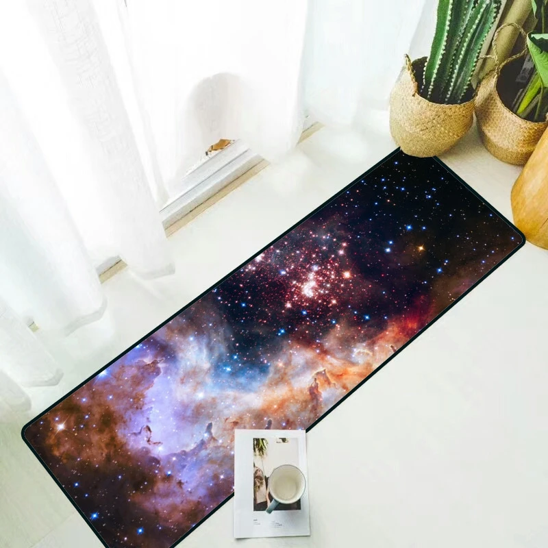 3D коврики для кухни Galaxy Space прихожей гостиной спальни Вселенной Декор входные