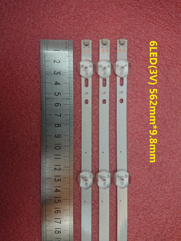 Новинка 100 шт. 6LED (3В) 562 мм * 9 8 ММ сменная светодиодная лента для 32-дюймового
