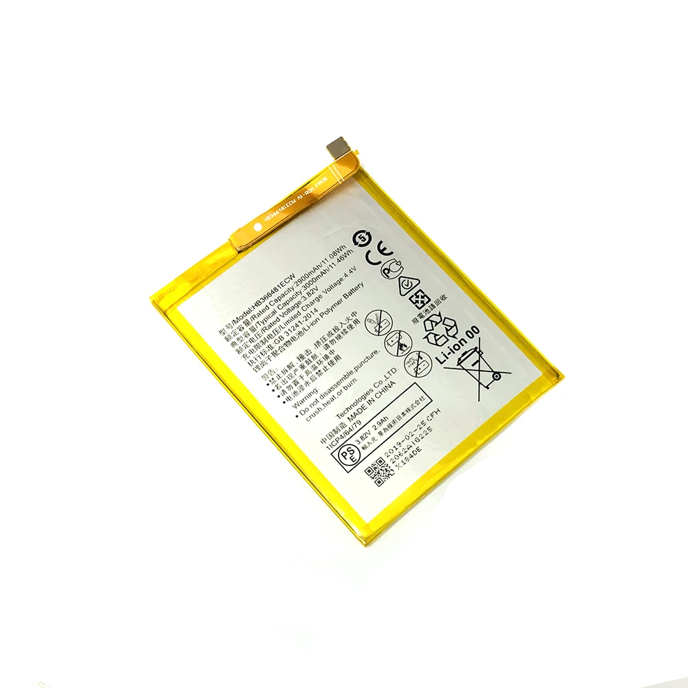 Высокое качество реальный 3000 мА/ч, HB366481ECW Батарея для huawei P Smart 5," FIG-LX1 FIG-LA1 FIG-LX2 FIG-LX3 Замена Батарея