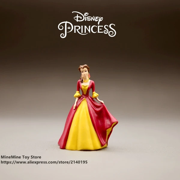 Disney Beauty and the Beast Belle Princess 7 см кукла Фигурка аниме Мини Коллекционная фигурка